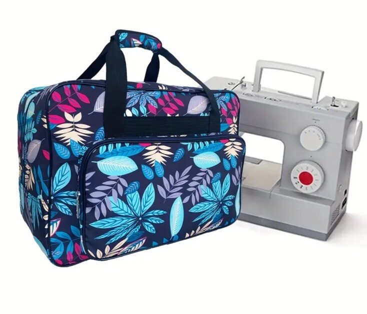 Sewing Machine Case Tropical Carrier Tote Storage Organizer Bag 18.1x9x12.6" NIB