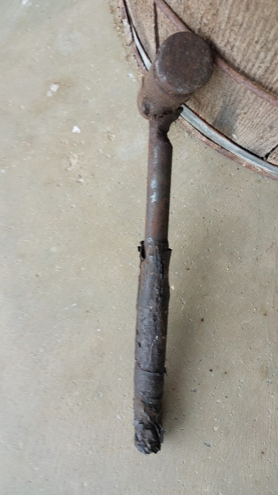 Vintage Hammer Made From Mining Bit.and 90s Mining Bit Box