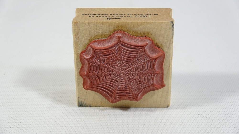 2006 Northwoods Rubber Stamps Spiderweb