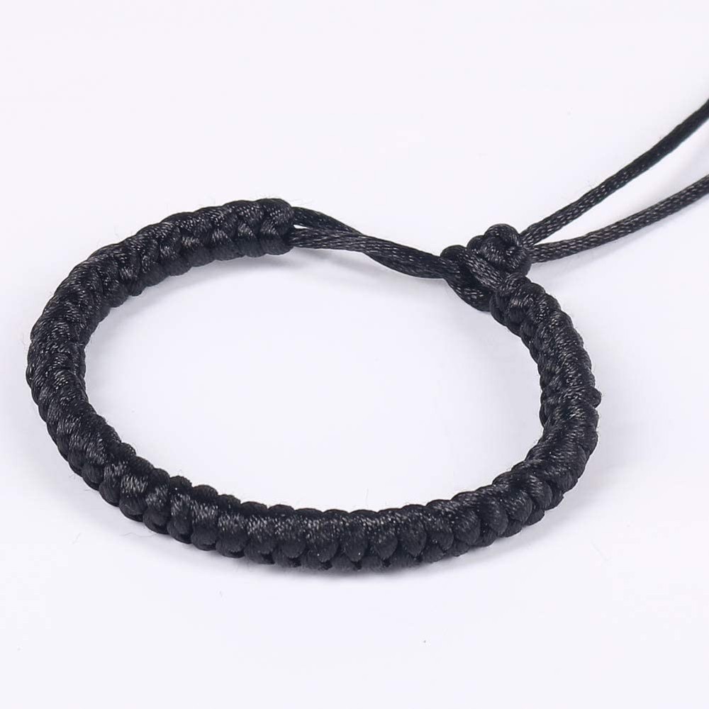 Satin Rattail Polyester Cord,295 Feet 2mm Black Beading String for Macrame8579