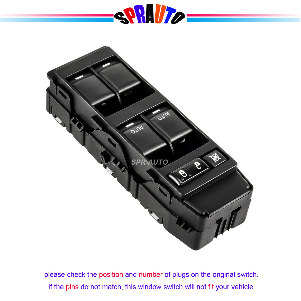 Master Power Window Switch Left Driver Side For Chrysler Dodge Jeep 4602781AA