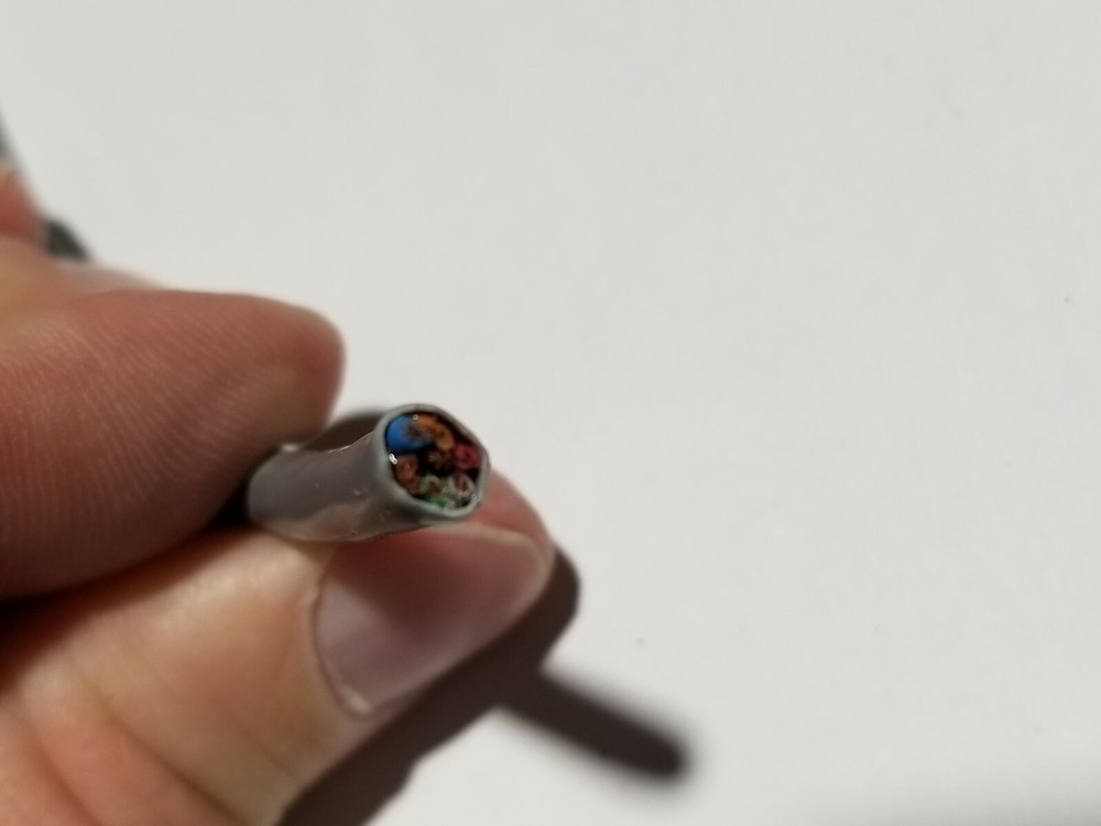 Belden Wire 5405FE 20/7C Shielded Audio/Security/Alarm Cable Riser Gray /50ft