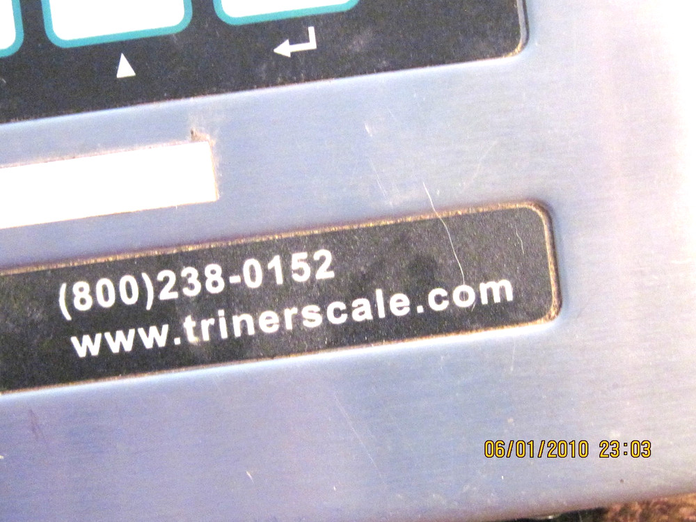 TRINER SCALE TS-700 SS DIGITAL INDICATOR FOR AN INDUSTRIAL FLOOR SCALE SYSTEM