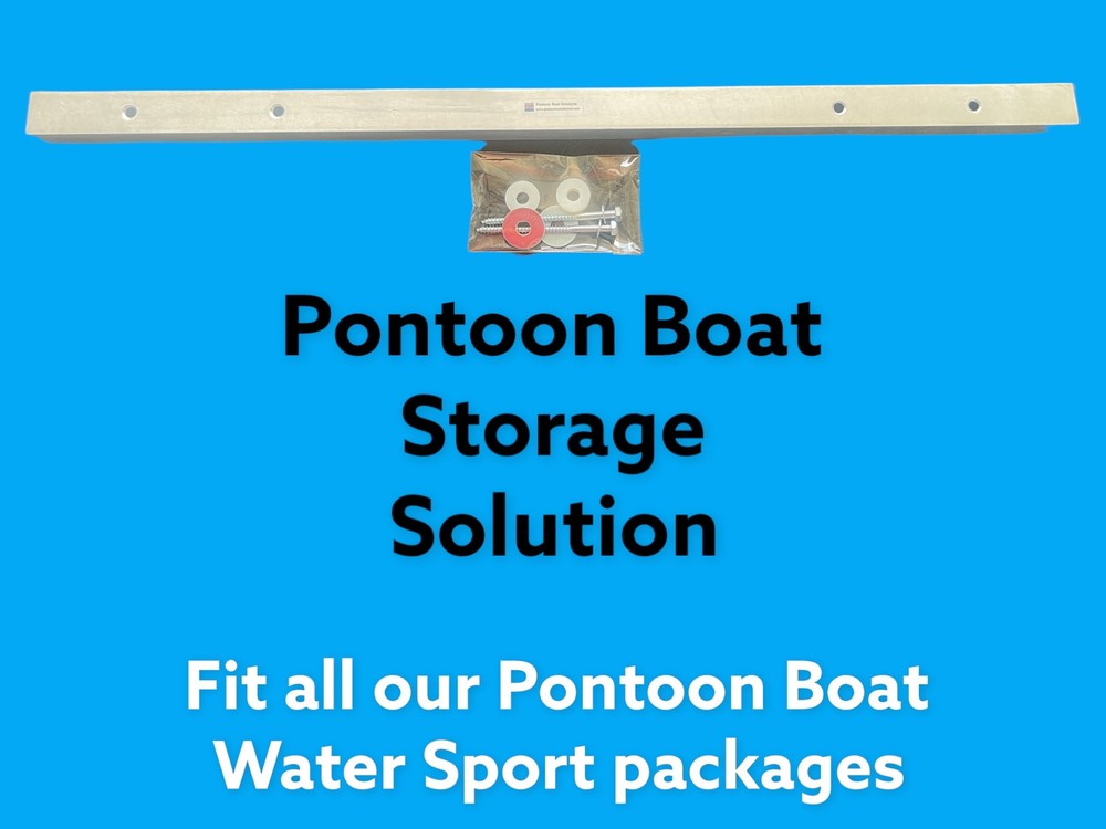 Pontoon Boat Waterski Solution with Storage Rack