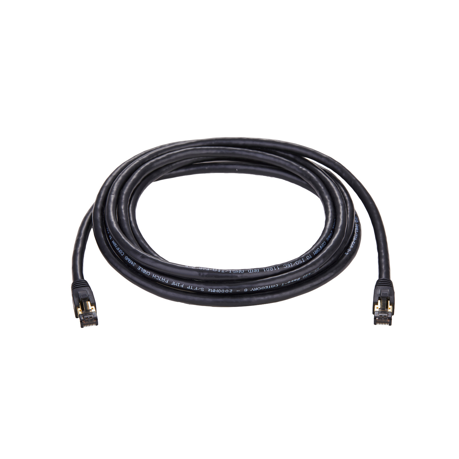 CAT8 Ethernet Cable Super Speed 40Gbps LAN Wire Black 0.5FT- 75FT Multipack LOT