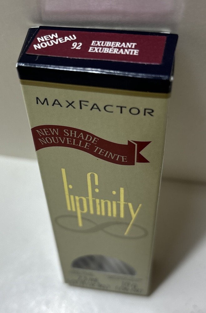 Max Factor Lipfinity Lipcolor Lipstick #92 Exuberant Exuberance Original Formula