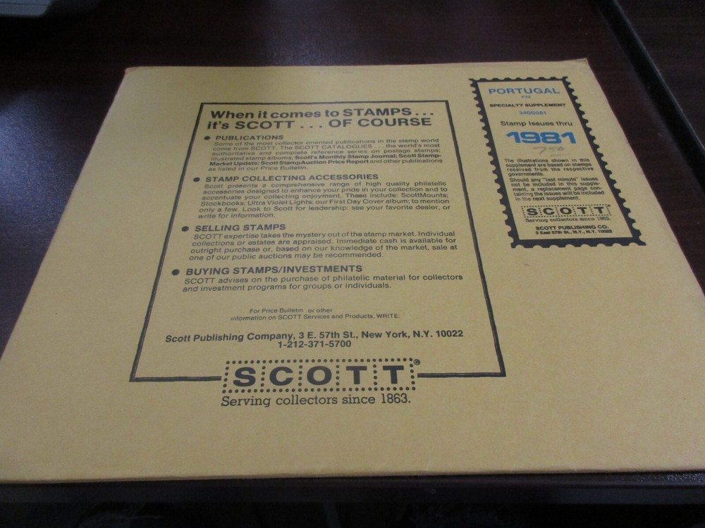 "SCOTT" PORTUGAL #32  SUPPLEMENT  W/FREE SHIPPING!!