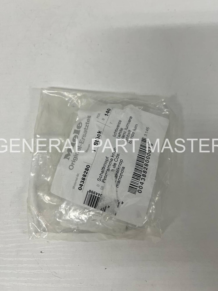 Genuine OEM Miele Programme knob l.white 04388280