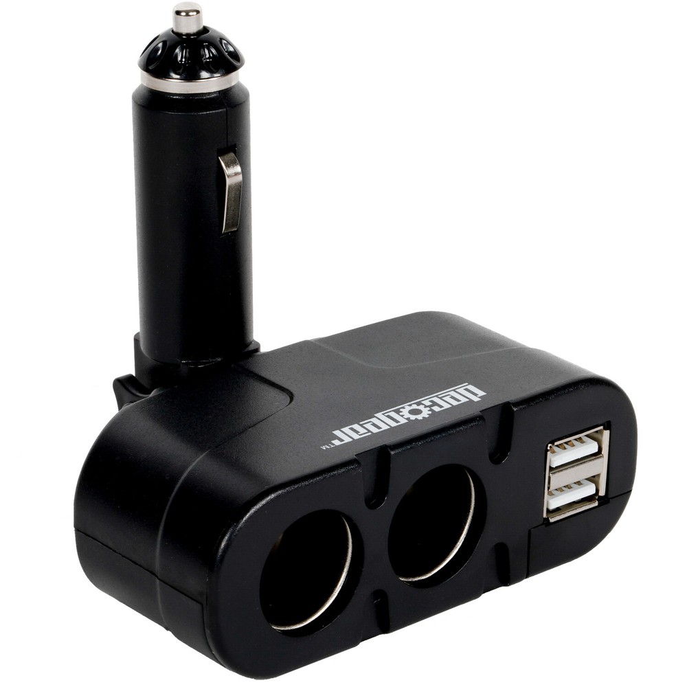 Dual DC12V/24V Electronic Multi-functions Car Socket Cigarette Lig hter USB Port