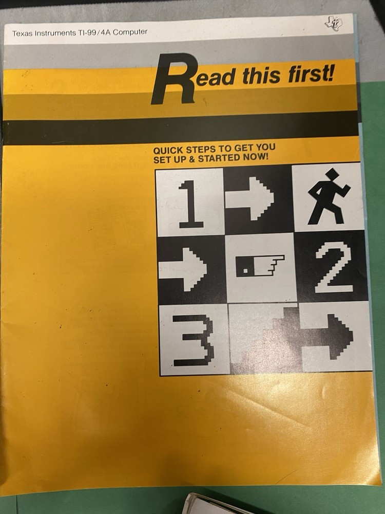 Vintage Texas Instruments TI-99/4A Computer Beginners Basic Book User Guides Etc