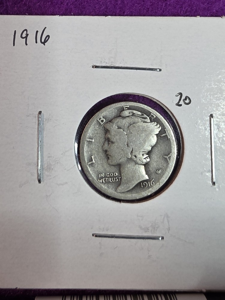 1916-P Mercury Dime