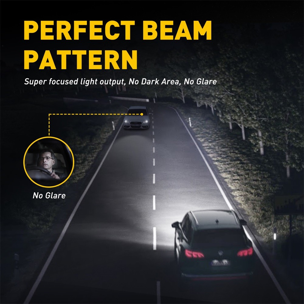 AUXITO 9005 LED Bulbs Headlight High or Low beam Conversion Kit Plug&Play E