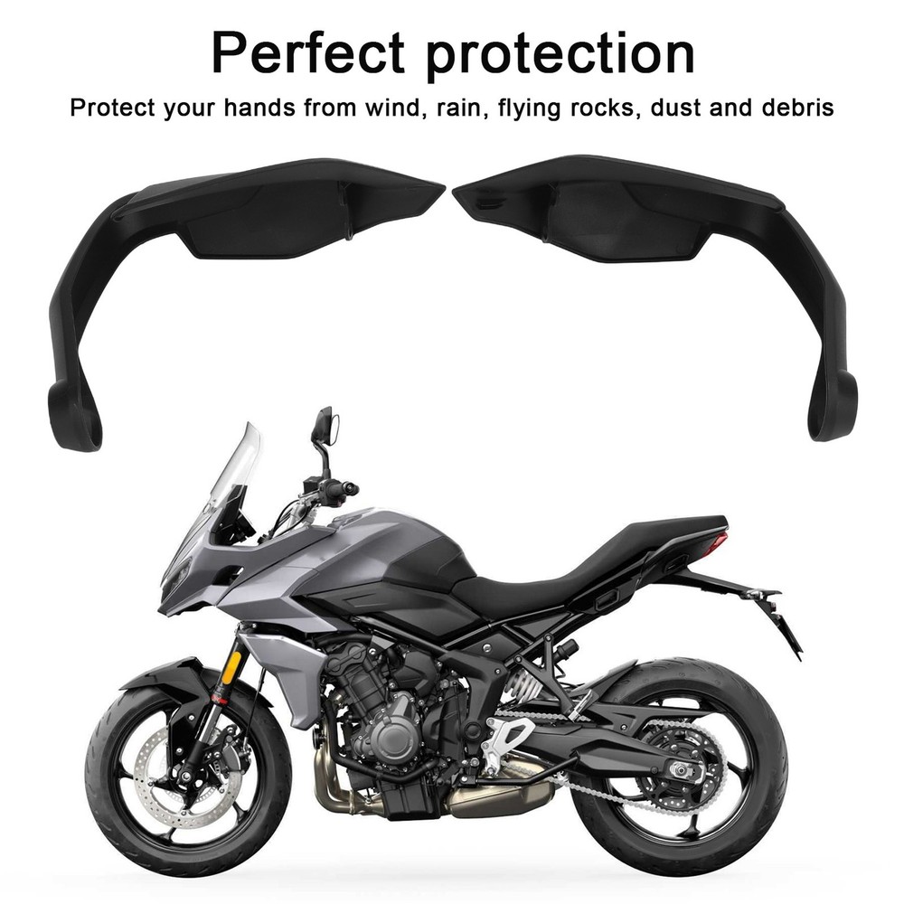 2PCS Motorcycle Handguard Full Protection Wind Cold Handlebar Protect SU2