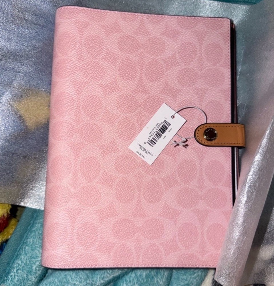 Coach Powder Pink Notebook 2026
