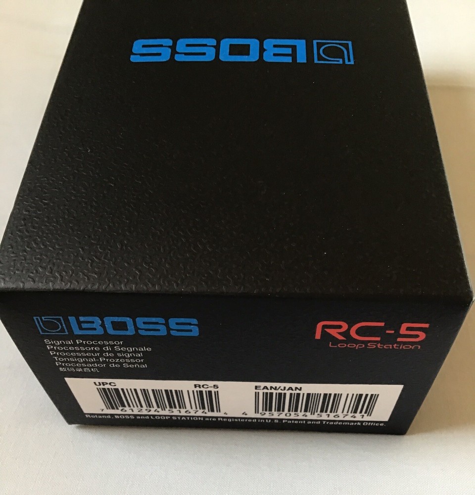 BOSS RC-5 LOOP STATION Guitar Effect Pedal