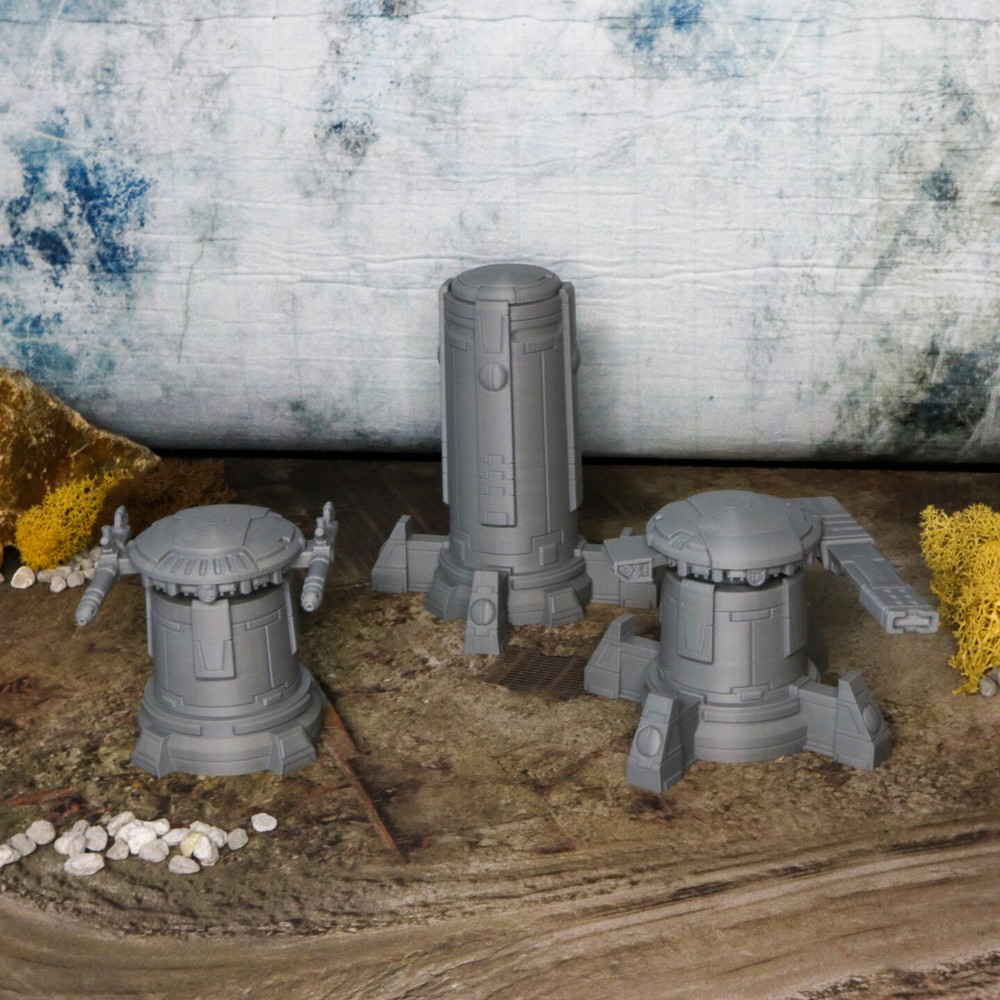 Listening Posts - United Frontier  - Tabletop Terrain works with Warhammer