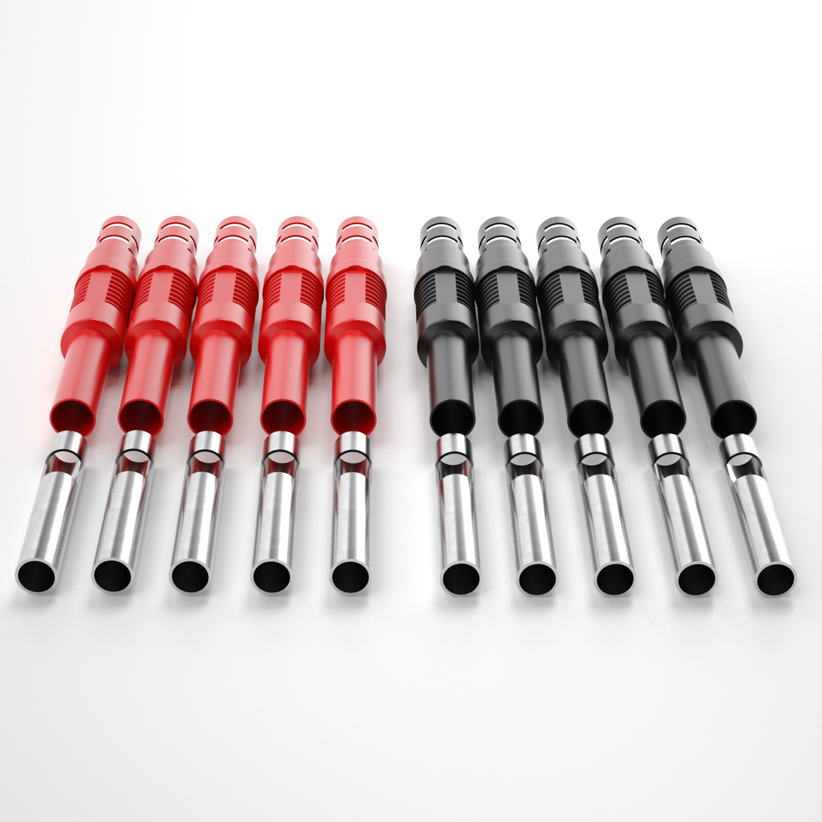 4mm Banana Female Jack Socket Insulated Safety Shrouded Solder DIY Connectors