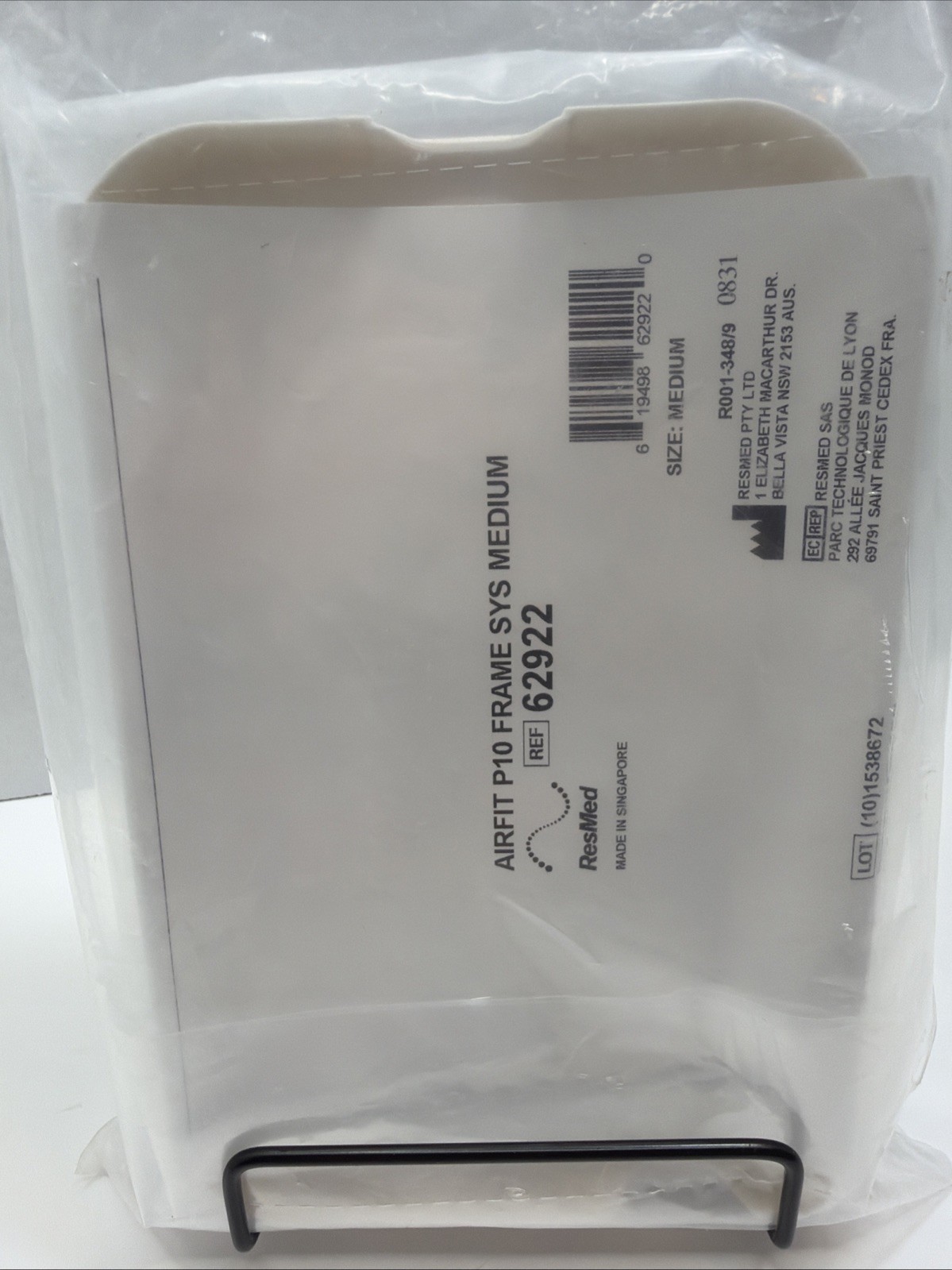 ResMed 62922 Airfit P10 Frame SYS Medium, Brand New in SEALED Package(no strap)