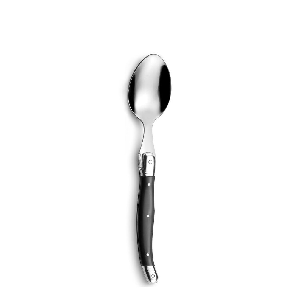 Silverware Set - 24-Piece, Anthracite Grey Tableware - Stainless Steel Flatwa...