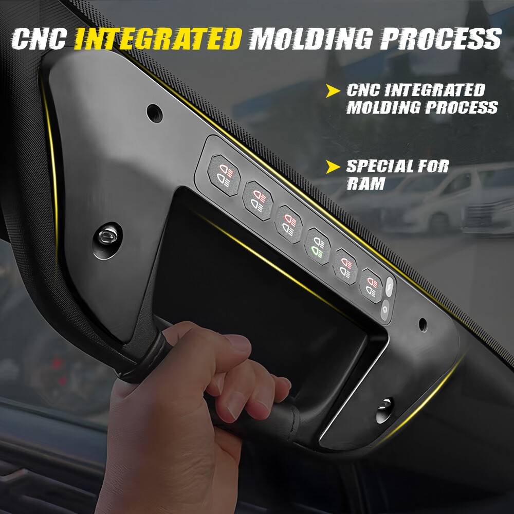 For Dodge Ram 1500 Grab Handle Wireless Auxiliary Switch Panel RGB 6 Gang System