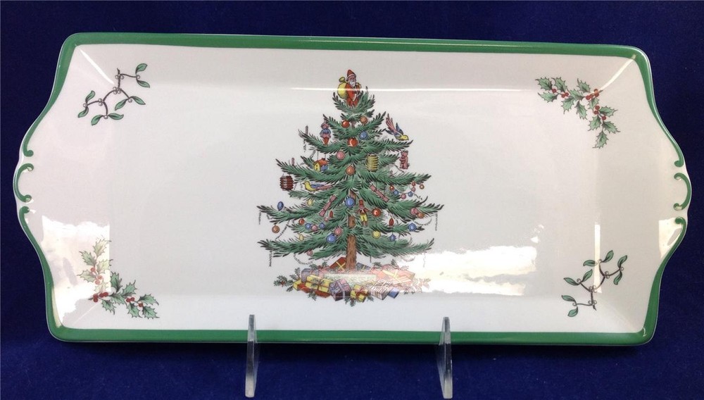 Spode Christmas Tree Large Sandwich Tray S3324