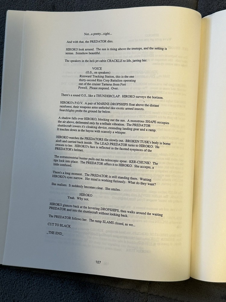 ALIENS VERSUS PREDATORS A SCREENPLAY BY PETER BRIGGS Script!!!!!!!