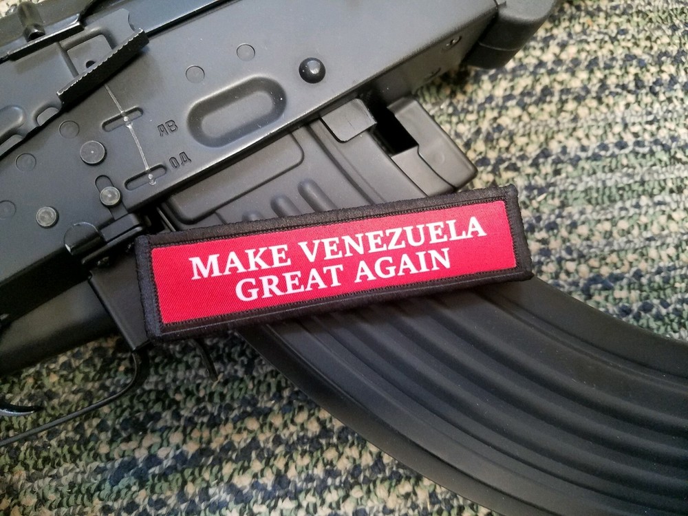 Make Venezuela Great Again Red Military Hook Patch 1x4