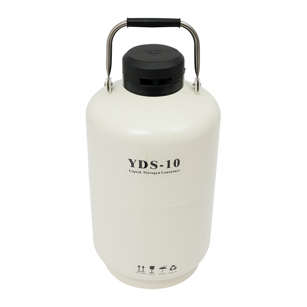 10L Liquid Nitrogen Tank Nitrogen Cryogenic Container Liquid Nitrogen Container