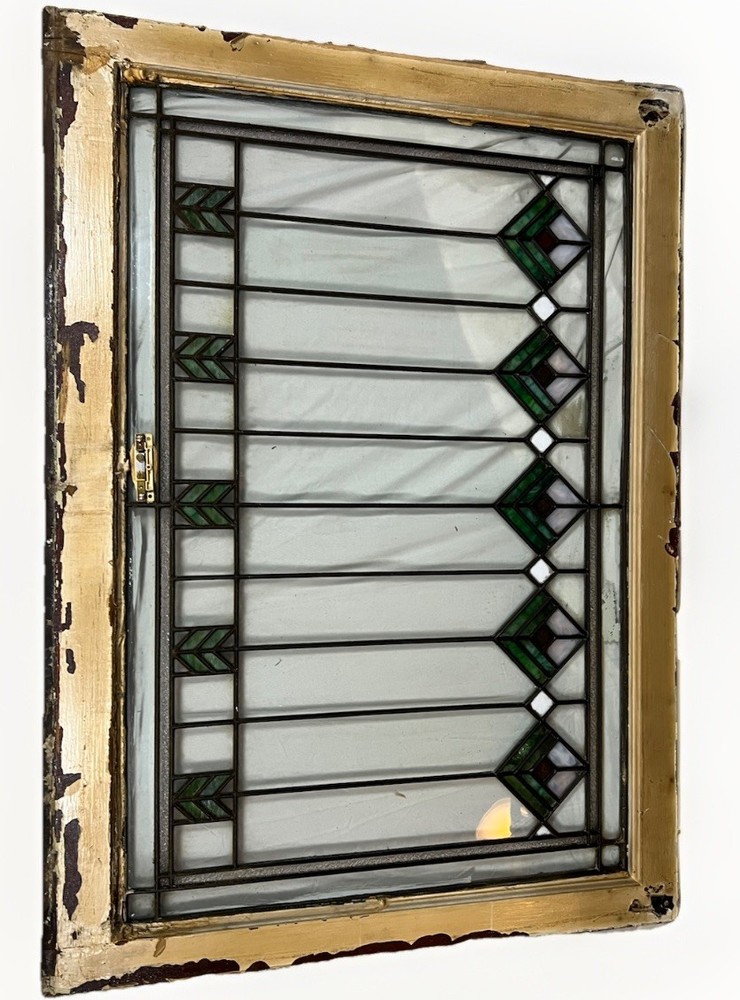 Beautiful Stained Glass Window from Chicago 1900