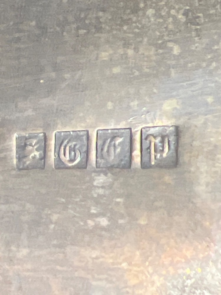 Silver on Copper Large Serving Tray GCP .925 Plating 19.5”x30.75” Vintage