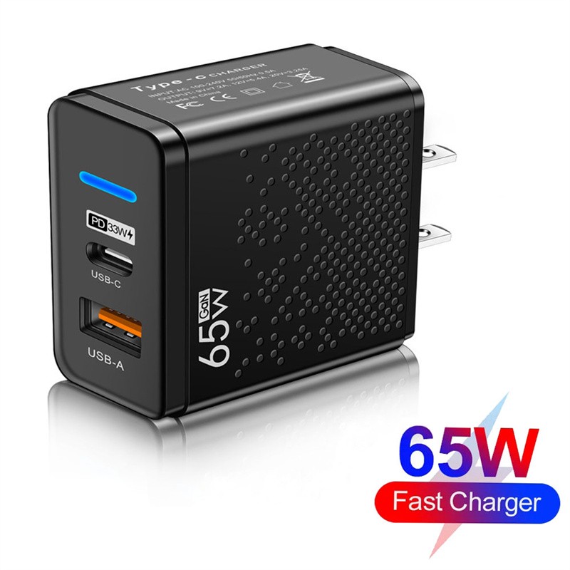 65W 4Amp USB Type C Wall Charger Power Adapter Plug for Iphone
