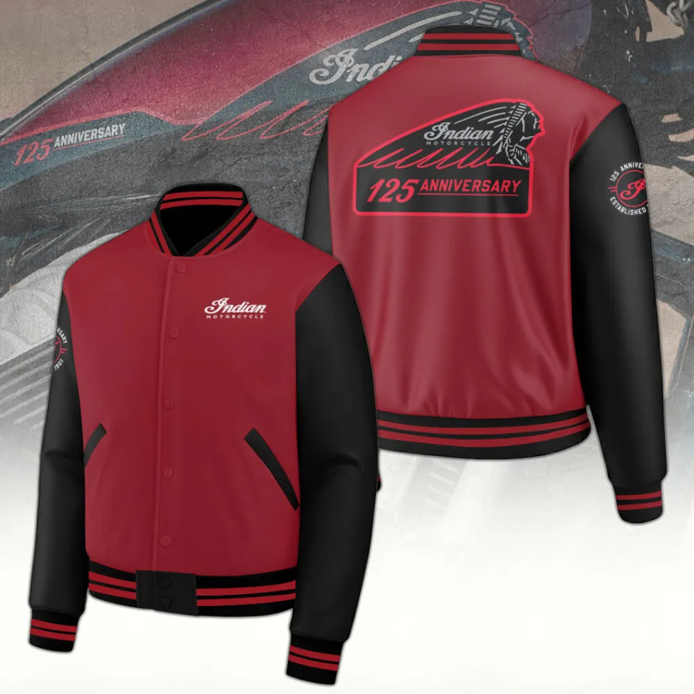 Indian Motorcycle 125th Anniversary Varsity Jacket