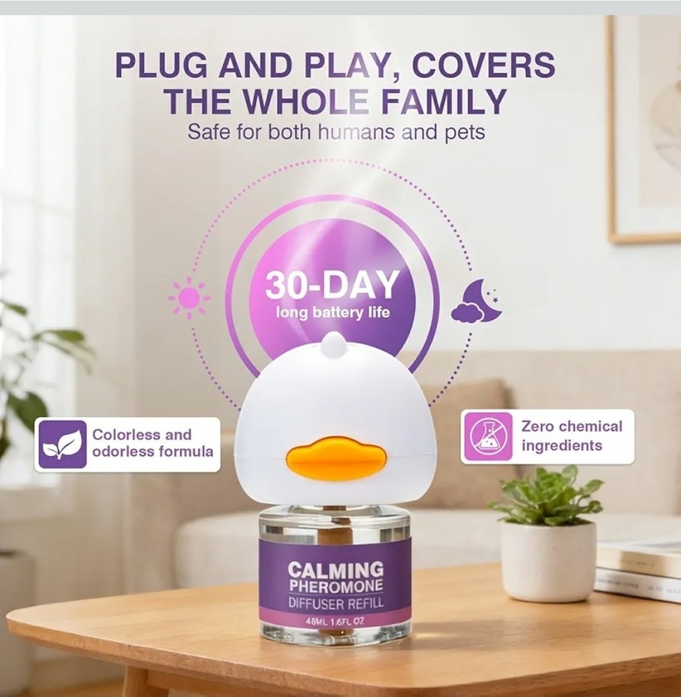 Cat Calming Pheromone Diffuser Effectively Relieve Anxiety Stress Cat Calming...