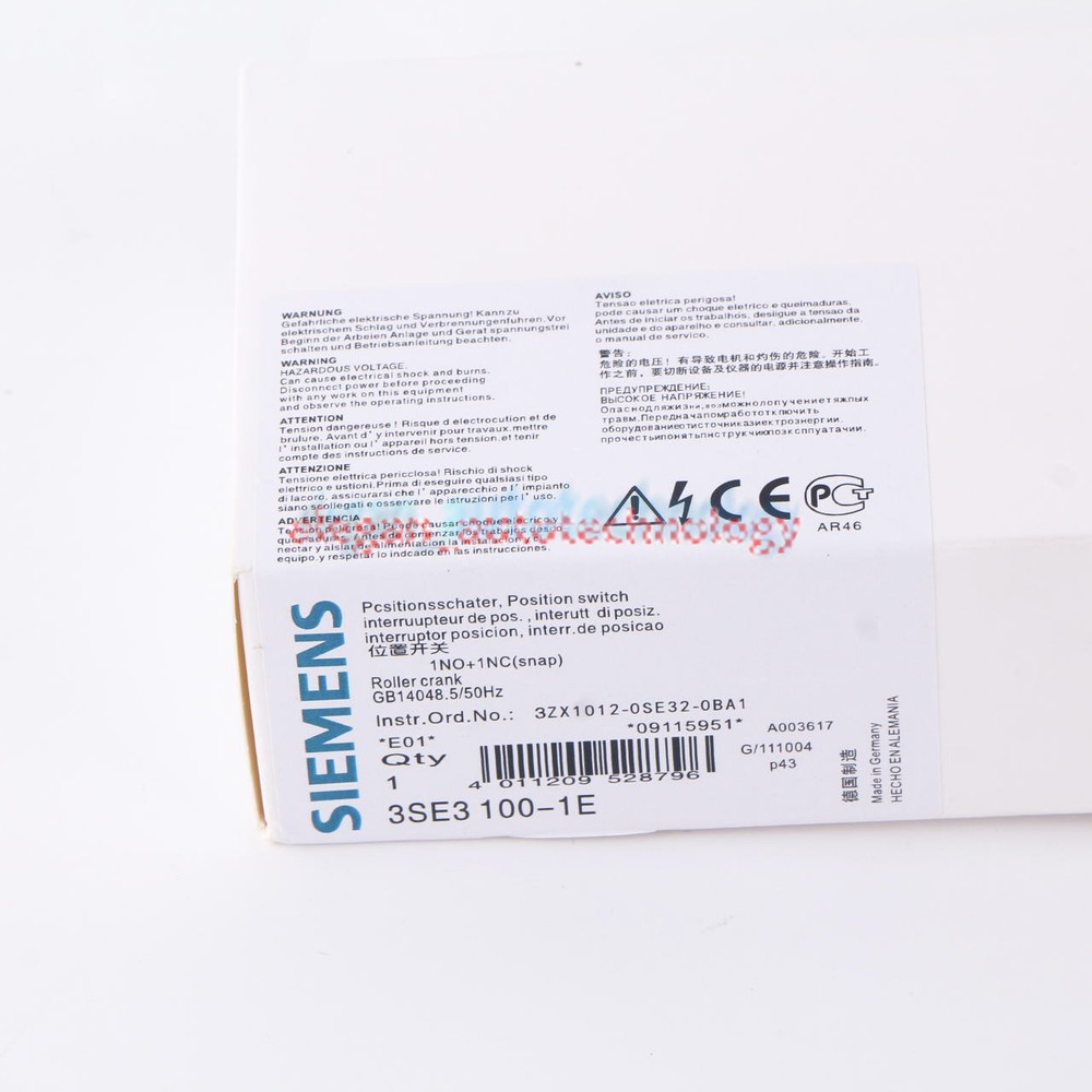 ONE New SIEMENS 3SE3100-1E Limit Switch