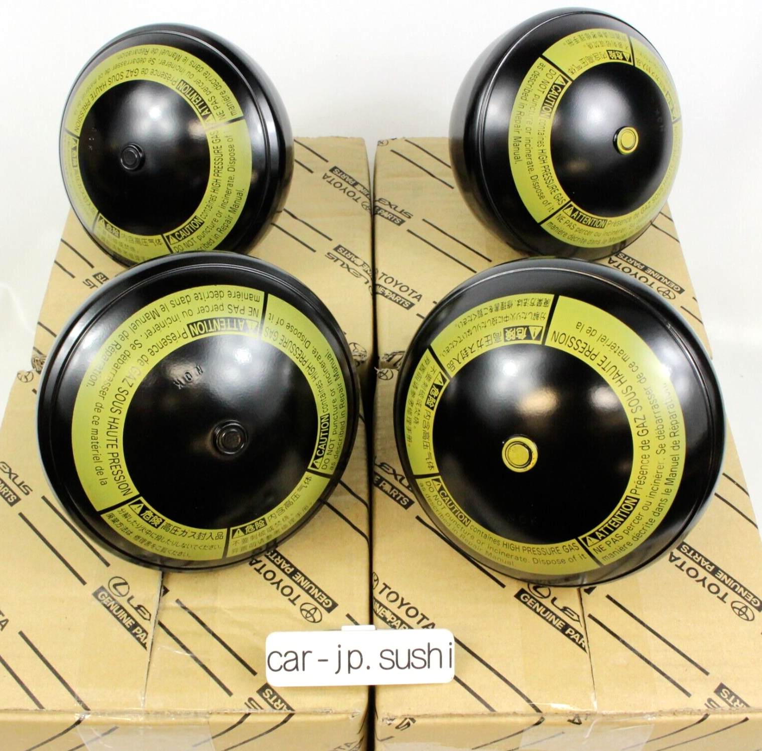 TOYOTA Genuine LEXUS LX470 Land Cruiser UZJ100 Suspension Accumulator 4-SET OEM