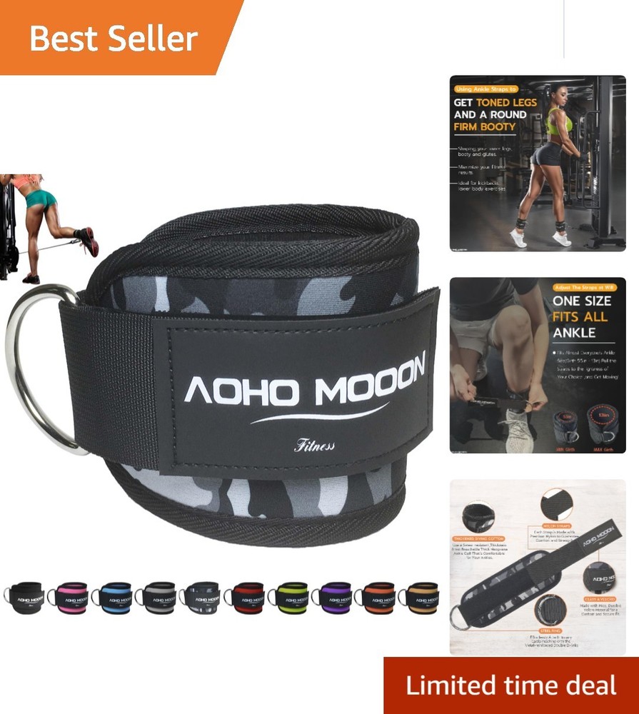 Multi-Functional Ankle Cuffs for Cable Machines - Kickback & Leg Exercises