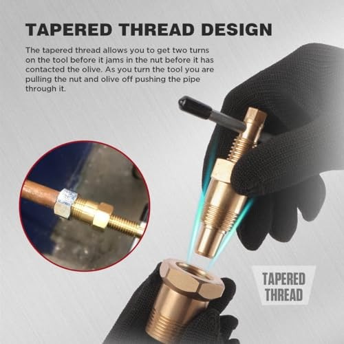 Compression Sleeve Puller Tool, Upgraded Hexagonal Head Design, Ferrule