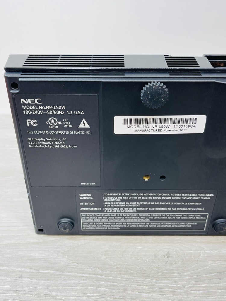 NEC NP-L50w LED Mobile Projector