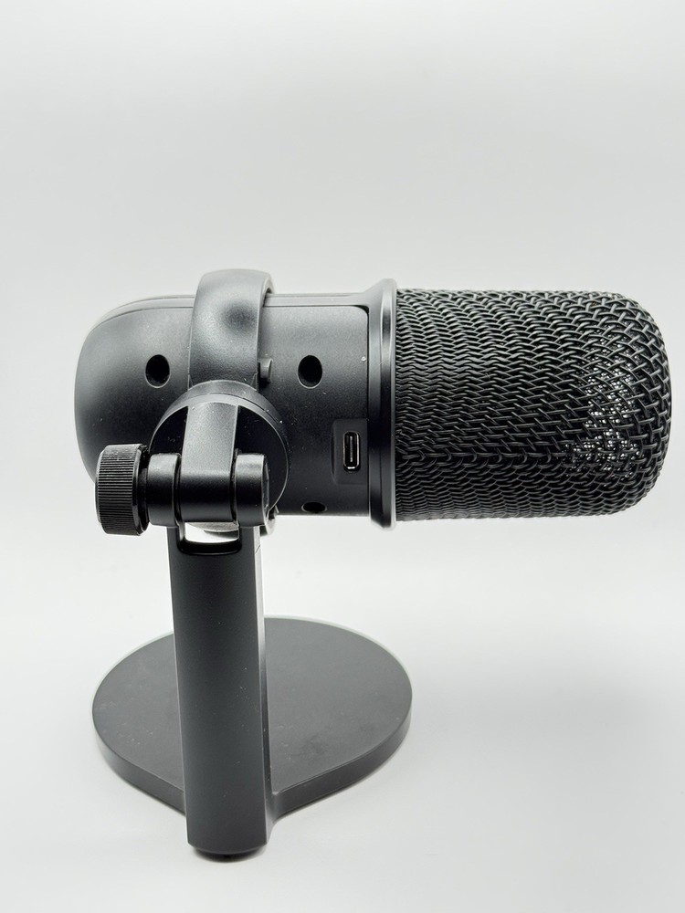 HyperX SoloCast USB Microphone Black, Mute Button, Adjustable Stand/Mount