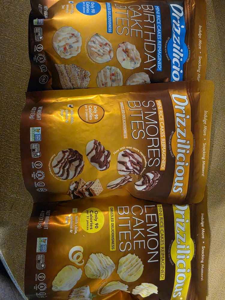 3 Packs Drizzilicious Assorted Rice Cakes