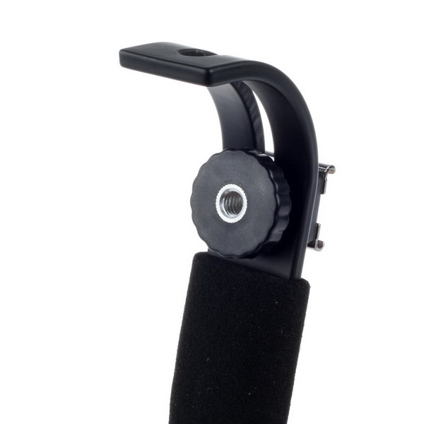 D Shaped Adjustable Hot Shoe Flash L Bracket Grip Mount Fr Camera LED Speedlite