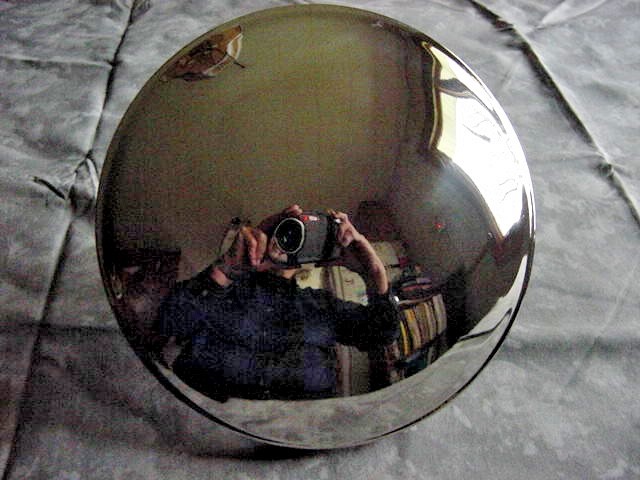 PAIR NEW 8" BABY MOON CHROME HUB CAPS, CASE GARDEN TRACTOR