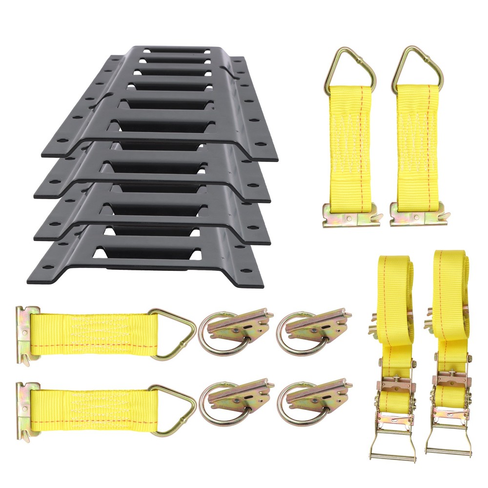 LABLT Horizontal 1' E -Track Rail Tie Down Enclosed Trailers Durable For Trucks