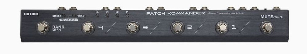 Hotone LS-10 4 Ch Programmable Switcher For Effects Pedals, True Bypass