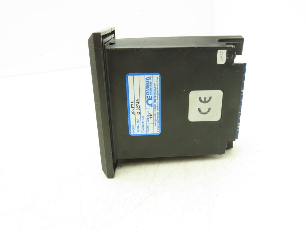 Omega DP-F75 Rate Meter Batch Control Totalizer 6 Digit Panel Meter 110V *READ*