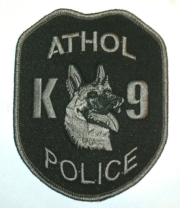 US ATHOL K9 POLICE patch