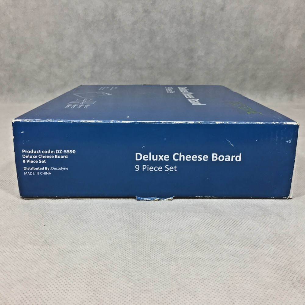 Decodyne Deluxe Cheese Board 9-Piece Set