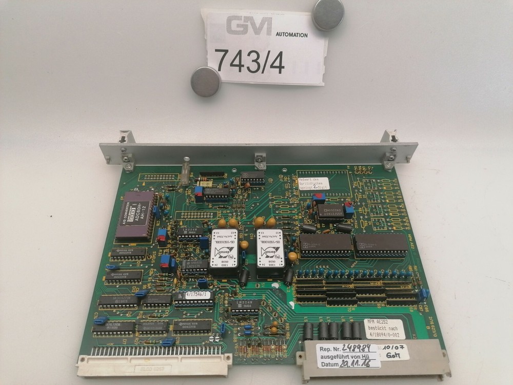 Windsor Technologies MPM AE2S2 4/18094/0-002 Input Card Analog Input Card