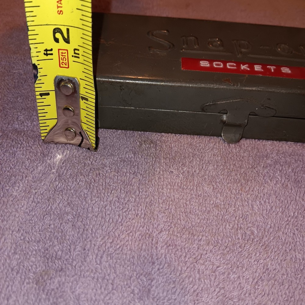 Vintage Empty Snap-On Box 2 1/2 x 1 1/4