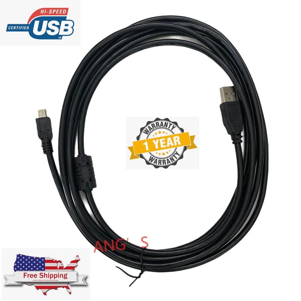 Sony PlayStation PS3 Wireless Controller Remote Control USB Charger Cable 10Feet